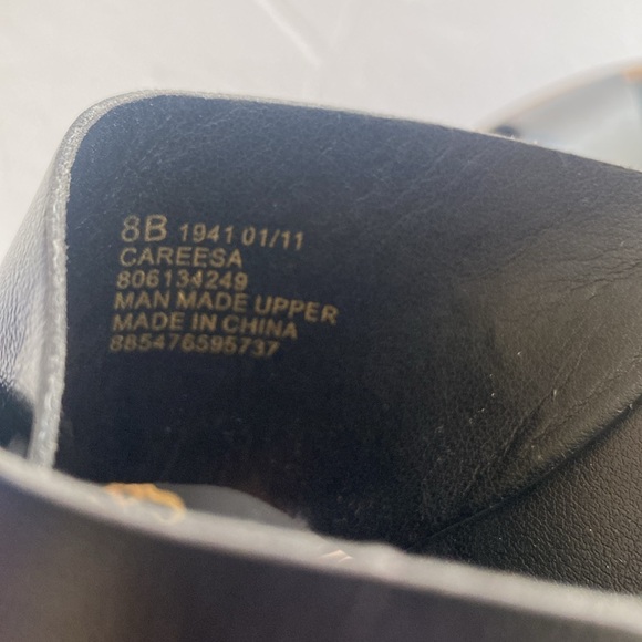 NEW Chaps Caressa Black Wedge Sandals, Size 8, NWOT - Picture 8 of 8